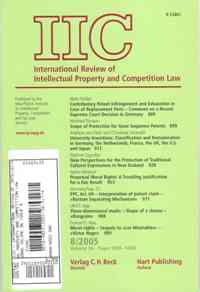 International Review of Intellectual Property and Competition Law